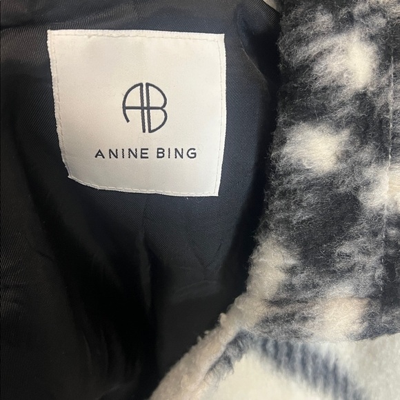 Anine Bing Oakley Multicolored Plaid Oversized Jacket Size XS - Picture 11 of 12